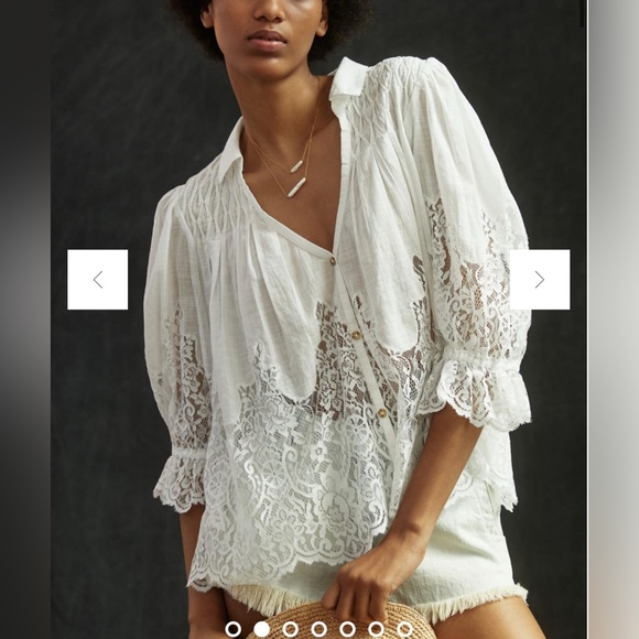 Anthropologie Tops - Anthropologie Lace Blouse